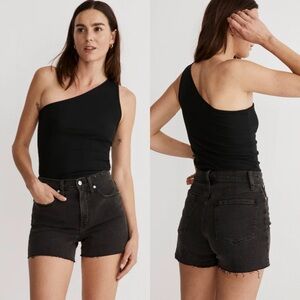 Madewell High Rise Denim Shorts Lunar Wash